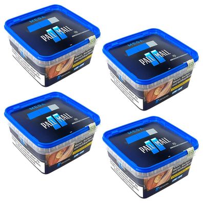 Pall Mall Blue/Blau Volumentabak/Tabak Mega Box 4x 125g