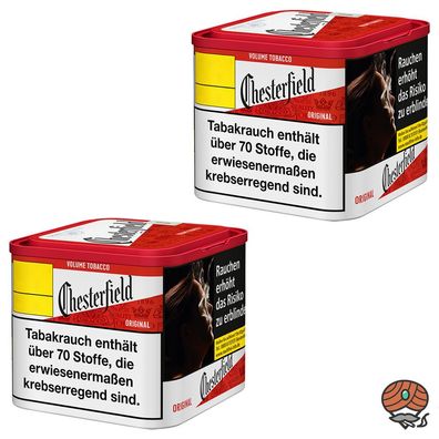 Chesterfield Red Volumentabak / Zigarettentabak 2x 40g M Dose