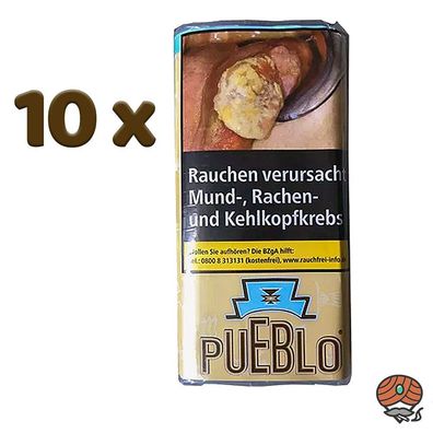 Pueblo Classic Feinschnitt Drehtabak 10x 30g Pouch