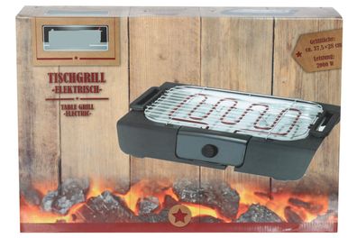 Elektrischer Tischgrill 2000W Balkongrill Elektrogrill Gartengrill Grill