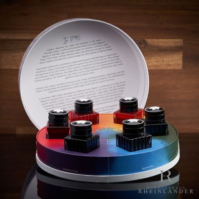 Montblanc Writers Edition Geothe Color Theory Ink Set Tintensammlung 134526 ID