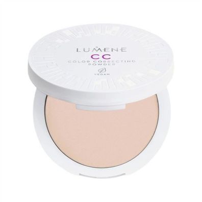 Lumene CC Korrekturpuder 1 - Perfektes Kompakt-Make-up, 10g