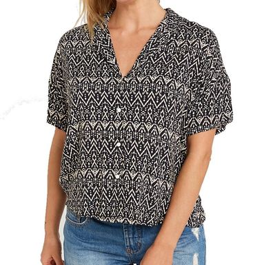 RIP CURL Women Shirt Ikat Geo navy - Größe: XS