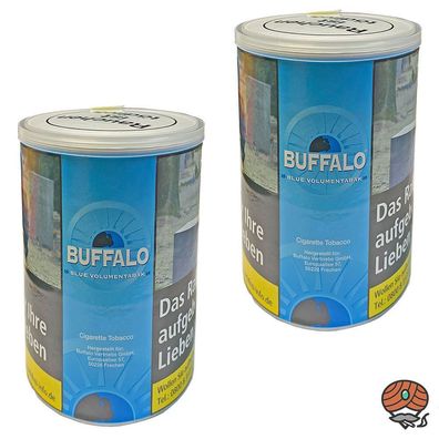 Buffalo Blue / Blau Volumentabak - Stopftabak Dose 2x 75g