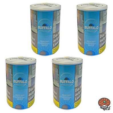 Buffalo Blue / Blau Volumentabak - Stopftabak Dose 4x 75g