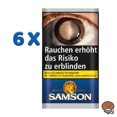 Samson Original Blend Drehtabak 6x 30g Pouch