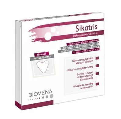 Silikonpflaster gegen Dekollete-Falten 13 cm x 14 cm, 5 Stueck von Sikatris