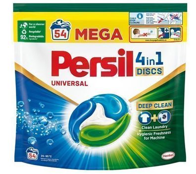 Persil Discs Universal Waschmittel 4in1 Kapseln, 54 Stueck