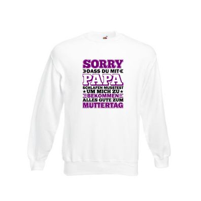 Muttertags Tasse vl1 Sweatshirt Weiß