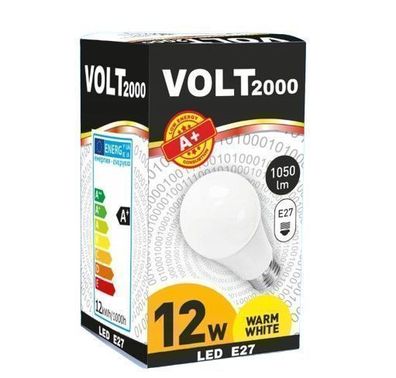 LED-Gluehbirne E27 12W, Kaltweiss 6500K, Hohen Helligkeit, Energieeffizient, Nicht