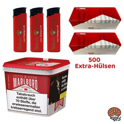 Marlboro Crafted Selection 230g Mega Box Volumentabak, Marlboro Extra-Hülsen