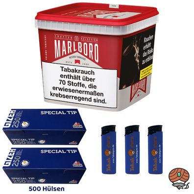 Marlboro Crafted Selection 230g Mega Box Volumentabak, Gizeh Special Tip Hülsen