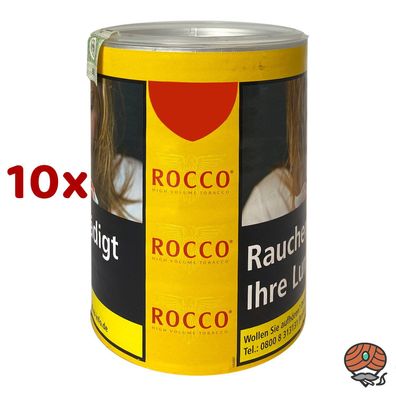 ROCCO Tabak / Volumentabak Gelb Dose 10x 65g