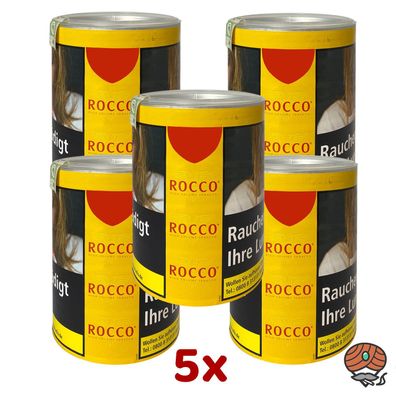 ROCCO Tabak / Volumentabak Gelb Dose 5x 65g