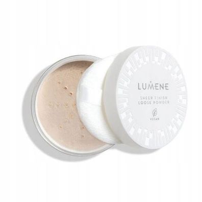 Lumene Nordic Chic Transparenter Loser Puder, Finish-Puder fuer das Gesicht, 8g