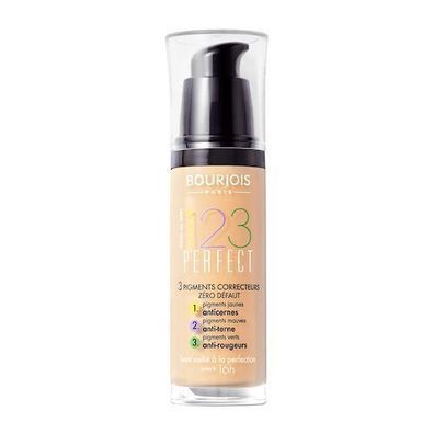 Bourjois 123 Perfect Foundation 52 Vanille, 30 ml - Ausgleichend und Perfektioni