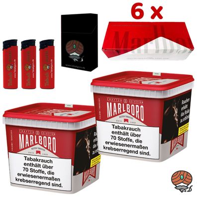 Marlboro Crafted Selection Mega Box Volumentabak 2x 230g, Red Hülsen, Zubehör