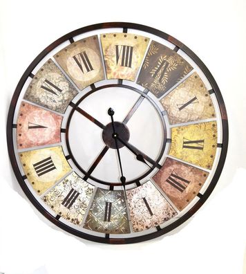 Impressionen Wanduhr "Roman" 80 cm Küchenuhr Zimmeruhr Wohnzimmeruhr Uhr