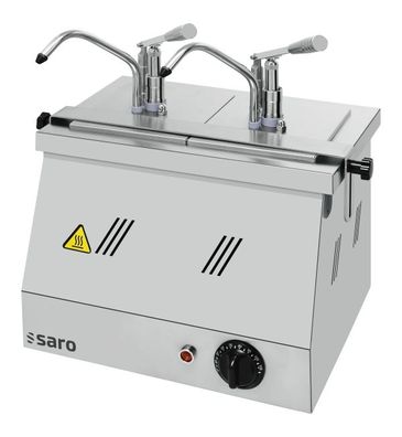 Saro SARO Bainmarie 2X16 GN 200 mit Dispenser BM-0216