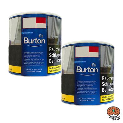 Burton Blue / Blau Volumentabak Dose 2x 43g