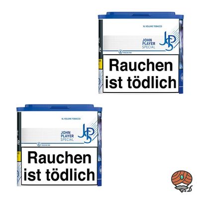 JPS John Player Special Blue/Blau XL Volumentabak - Tabak Dose 2x 36g