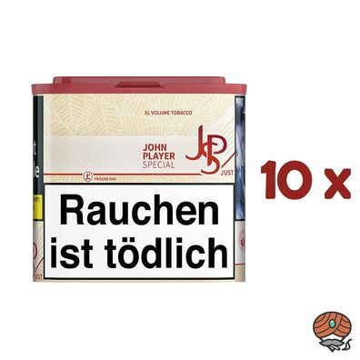JPS John Player Special Just Red XL Volumentabak - Tabak Dose 10x 36g