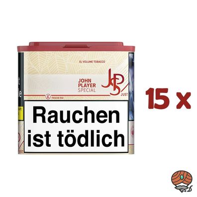 JPS John Player Special Just Red XL Volumentabak - Tabak Dose 15x 36g