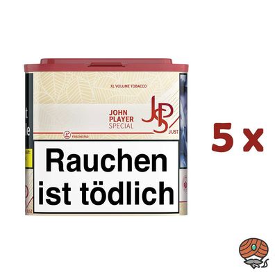 JPS John Player Special Just Red XL Volumentabak - Tabak Dose 5x 36g