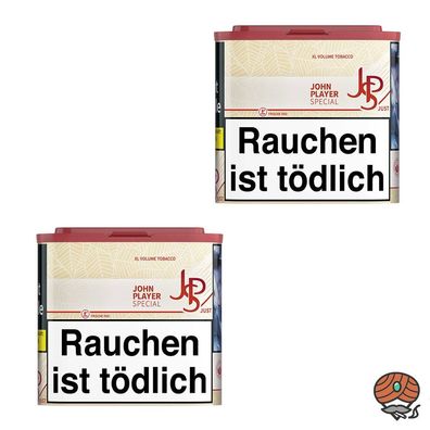 JPS John Player Special Just Red XL Volumentabak - Tabak Dose 2x 36g