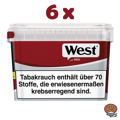 WEST Rot / /ed Volumentabak/Tabak Mega Box 6x 115g