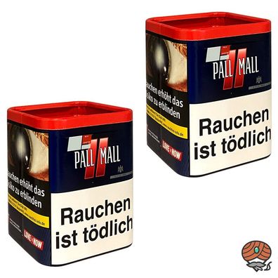 Pall Mall Red Volumentabak / Tabak / Stopftabak Dose 2x 43g