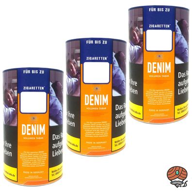 Denim Volumentabak/Stopftabak Dose 3x 90g