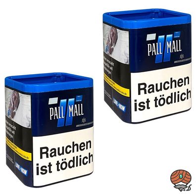 Pall Mall Blue / Blau Zigarettentabak / Stopftabak Dose 2x 40g