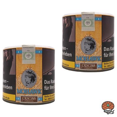 Mohawk Origins (o. Zusätze) Tobacco Feinschnitt- / Zigarettentabak Dose 2x 70g
