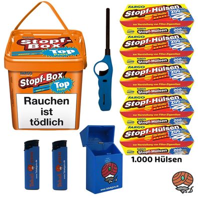 Fargo Stopf-Box 420g Volumentabak, 1000 Fargo Hülsen, Box