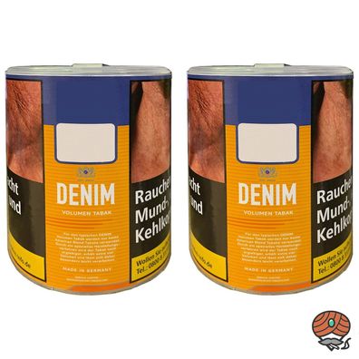 Denim Volumentabak / Stopftabak Dose 2x 60g