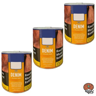 Denim Volumentabak / Stopftabak Dose 3x 60g