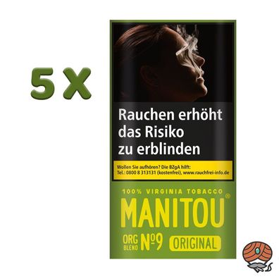Manitou Organic Blend No.9 Green 5x 30g Drehtabak