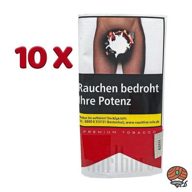 Marlboro Premium Tobacco Red 10x 30g Drehtabak Zigarettentabak