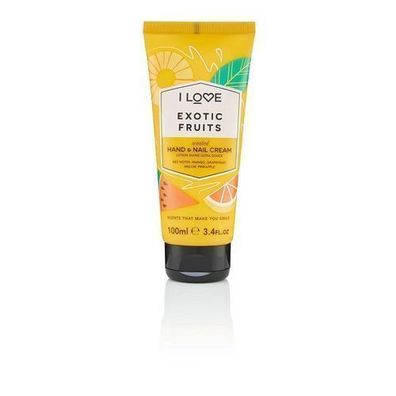 Exotische Frucht Hand- und Nagelcreme, Feuchtigkeit & Pflege, 100ml