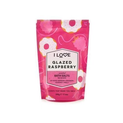 Entspannende Badekristalle mit Himbeerduft - Badegeschenke, 500g