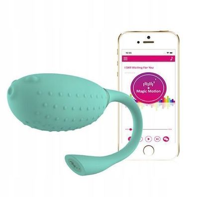 Magic Motion App-gesteuertes Ei-Vibrator, Gruen, 1 Stueck