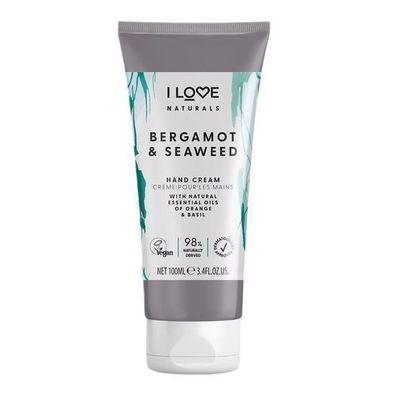 I Love Naturals Hand- und Koerperlotion mit Bergamotte & Meeresalgen, 500ml