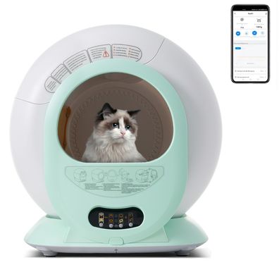 65L Adaptive selbstreinigende Katzentoilette für mehrere Katzen Infrarotsensor