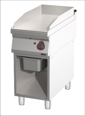 Gastronomie Hotel Küche Thermik Serie 900 Gas-Grillplatte mit Unterbau FTH-9040G