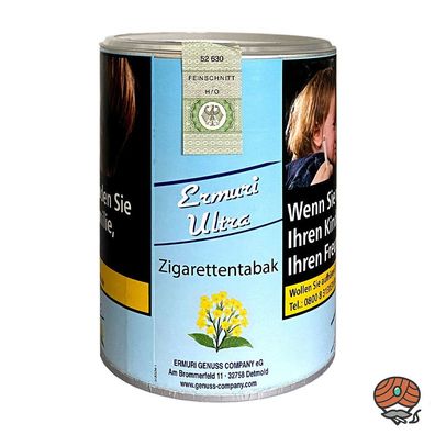 Ermuri Ultra 180g Dose Zigarettentabak Drehtabak
