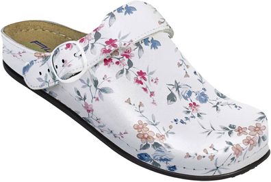 AWC Footwear Damen Berufssandale 12052 Sandale mit schwarzer PU-Sohle
