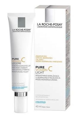 La Roche-Posay Pure Vitamin C Anti-Aging Pflegecreme 40 ml - Fuer ein strahlend g
