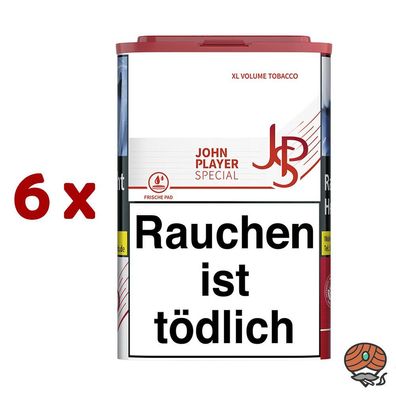 JPS John Player Special Red/Rot XL Volumentabak/ Tabak Dose 6x 56g