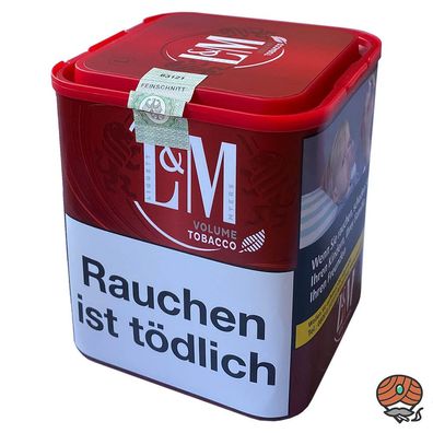 L&M Volume Tobacco Red / Rot Zigarettentabak / Volumentabak 65g L Dose